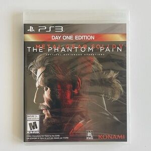 Metal Gear Solid V 5 The Phantom Pain PS3 Day One Edition Brand New & Sealed